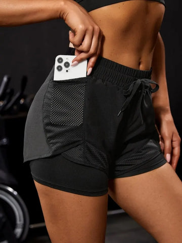 Elastic Fitness Shorts